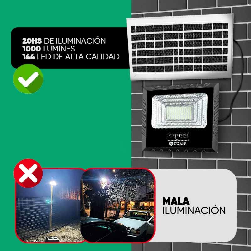 Foco Solar 16 Pulgadas de 6000 Mha con 1000 Lumenes