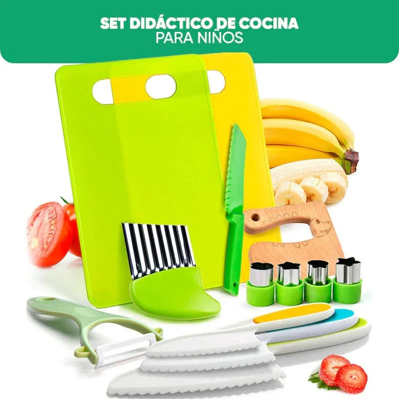Juego Didáctico de Cocina con 13 Piezas