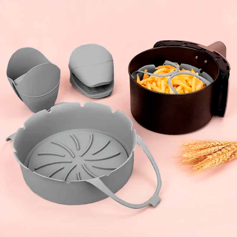 Set de Silicona Para Freidora sin Aceite