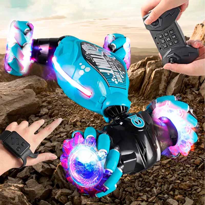 Auto Acrobático con Inducción de Gestos con Luces Led