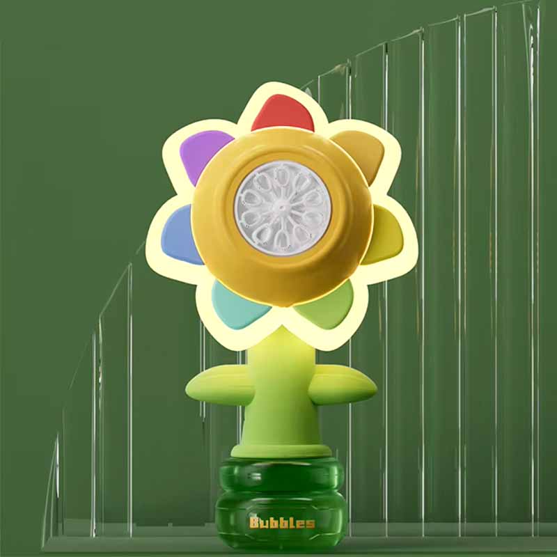 Burbujero Girasol a Bateria con Movimiento