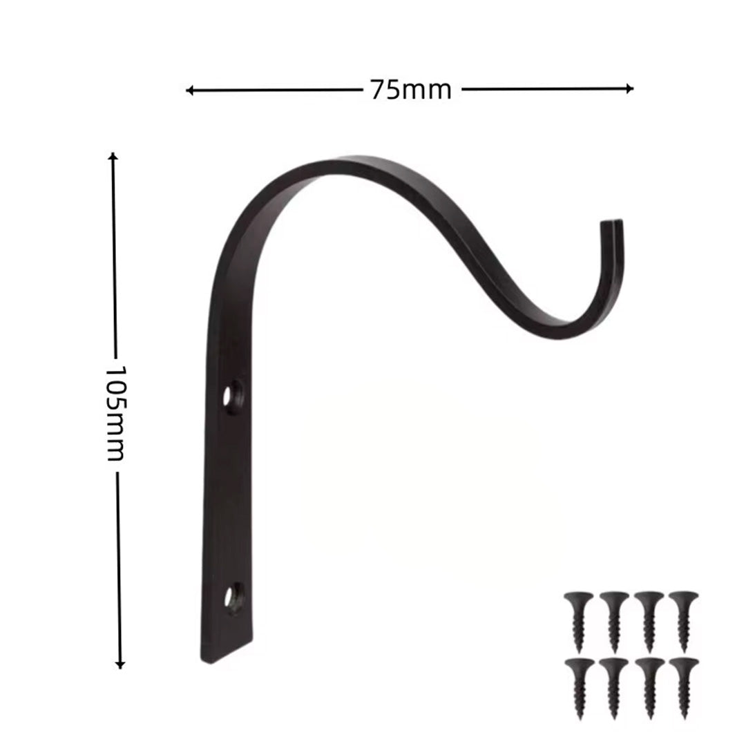 Paquete de 4 ganchos de pared de hierro para colgar