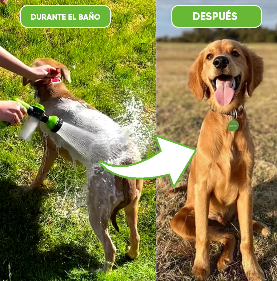Pistola Pulverizadora de Agua para Mascotas