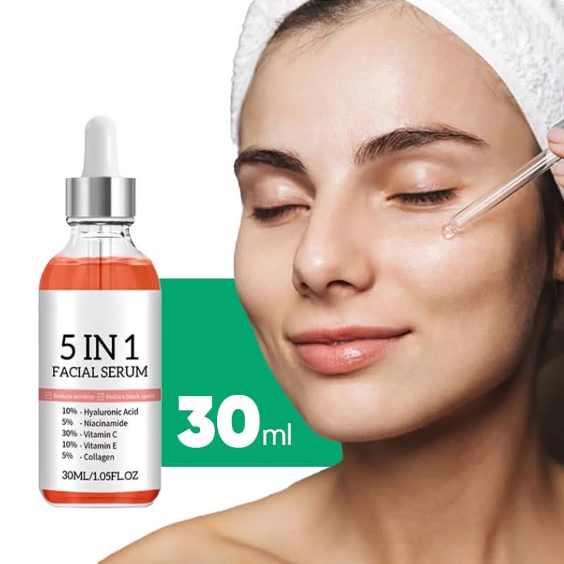 Suero Facial Hialuronico 5 en 1 Antiarrugas