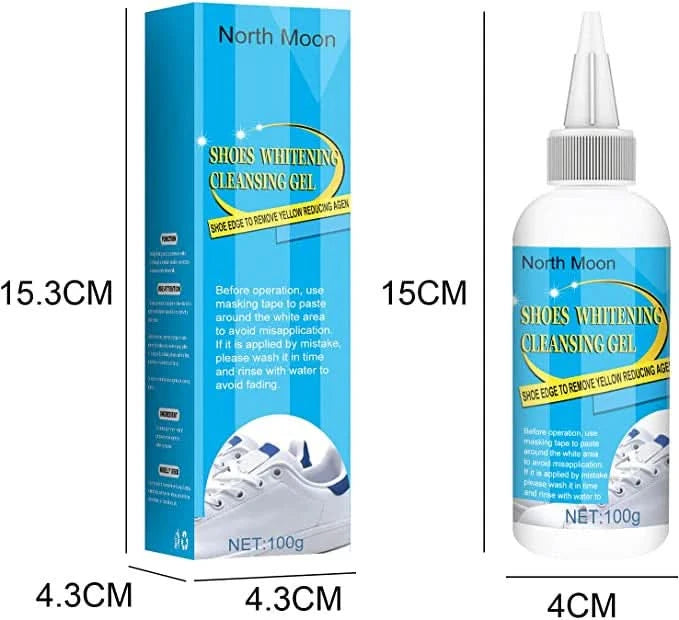 Gel Limpiador y Blanqueador de Zapatos