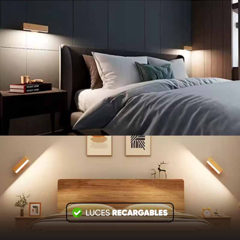 Lampara Led de Madera Lightwood 360 grados
