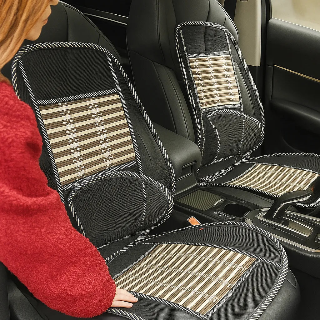 Respaldo Ergonómico de Bambú para Coche