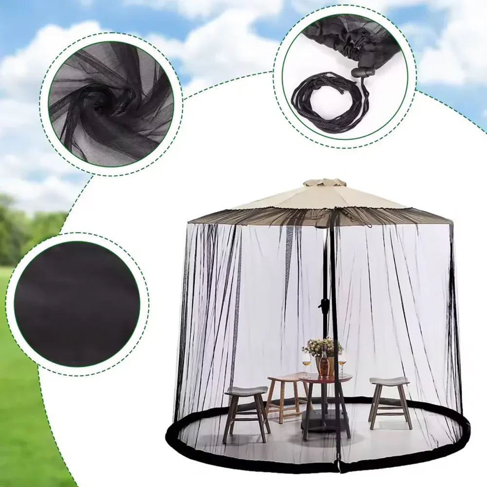 Oferta Sombrilla Premium + Mosquitero para Sombrilla