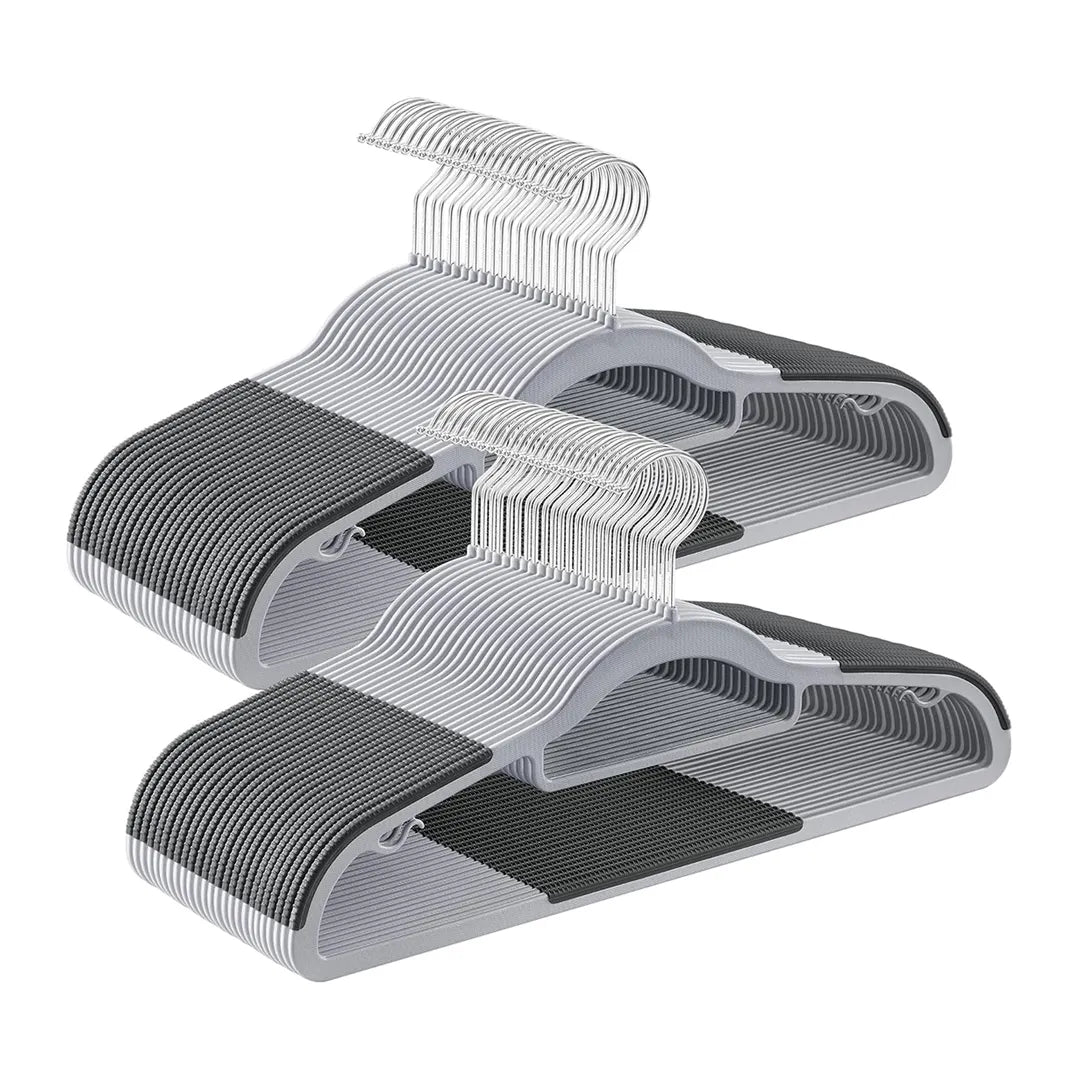 Set de 20 Perchas Plasticas Antideslizantes