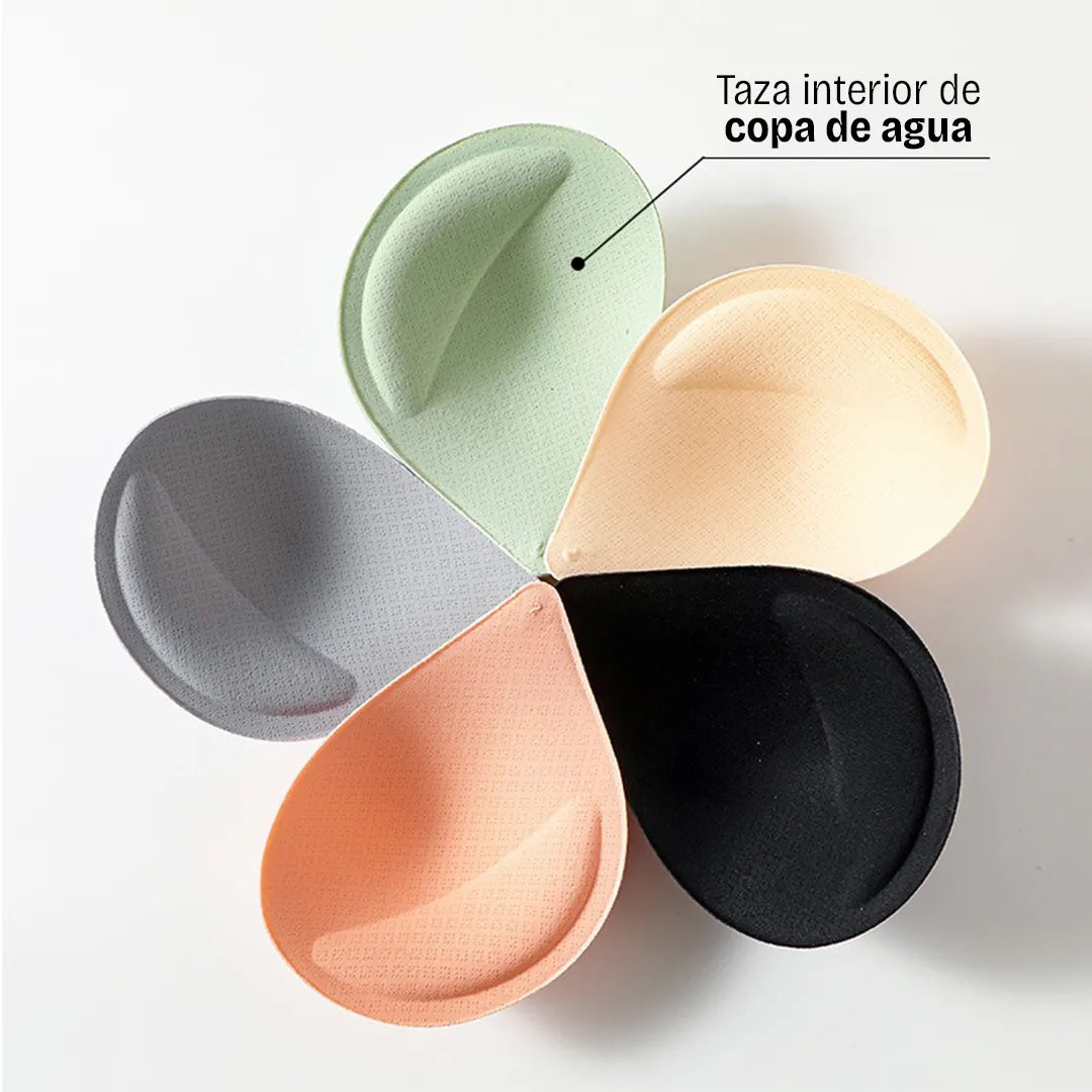 Sujetadores Antishake de Látex sin costuras para Mujer