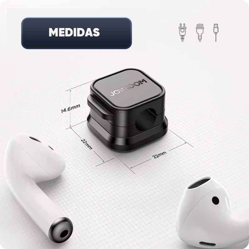 Set de 6 Organizadores Magneticos Para Cables