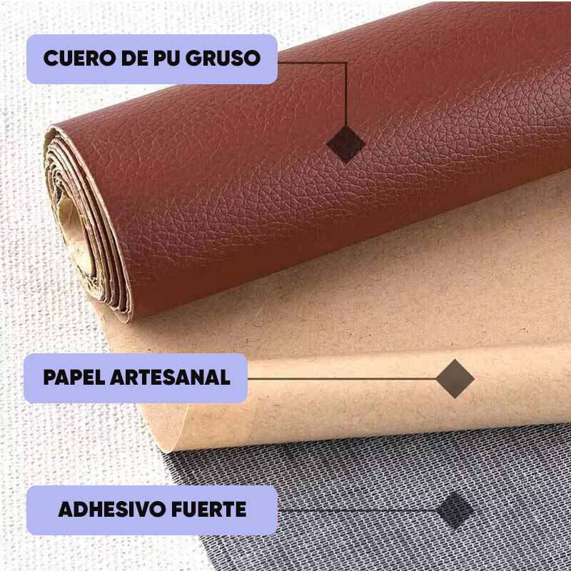 Parches de Reparación de Cuero Sintético Autoadhesivos