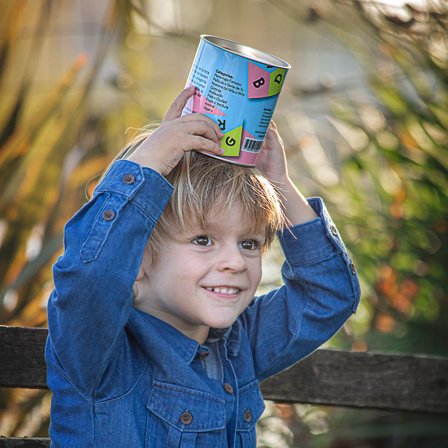 Juego para Niños Tira Palabra +6 años con 80 tarjetas