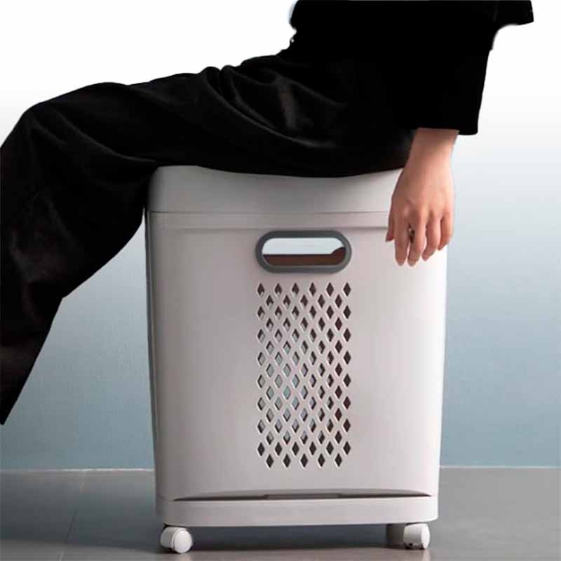 Organizador de Ropa con 3 Canastos y Ruedas