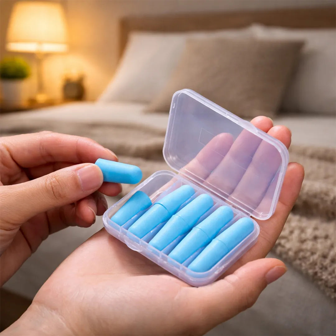 Tapones de Oído para Dormir con Reducción de Ruido 10 Piezas