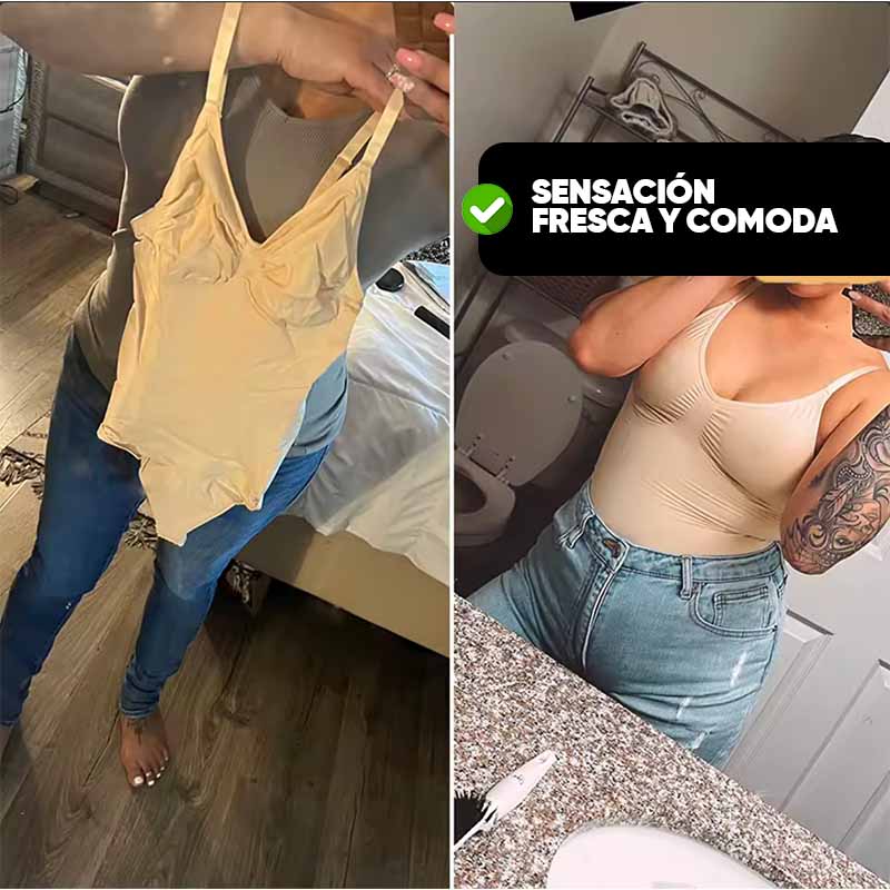 Body con Tirantes Moldeador sin Costuras