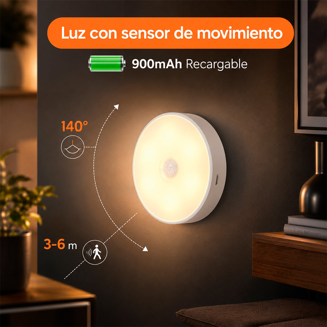 Pack de 4 Practifocos Led Recargables Multiuso