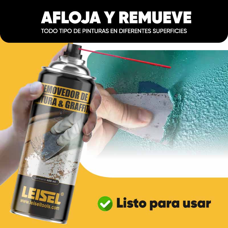 Spray Removedor de Pintura y Graffiti Leisel 450ml