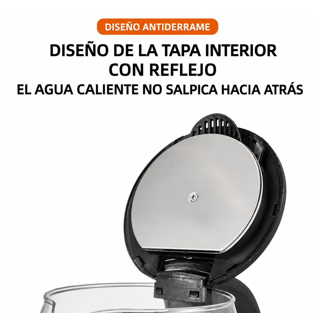 Calentador Eléctrico de Vidrio de 2L