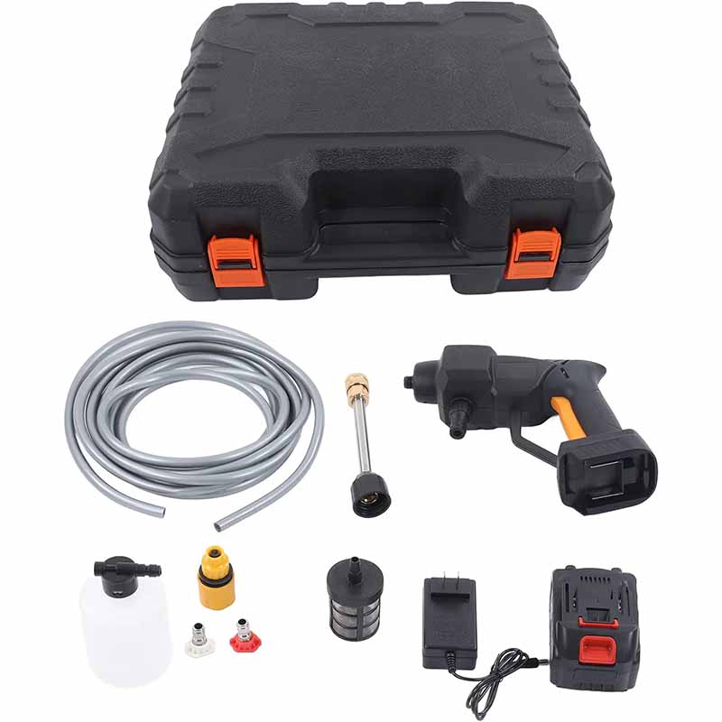 Hidrolavadora Portatil con Bateria de 21v en Valija