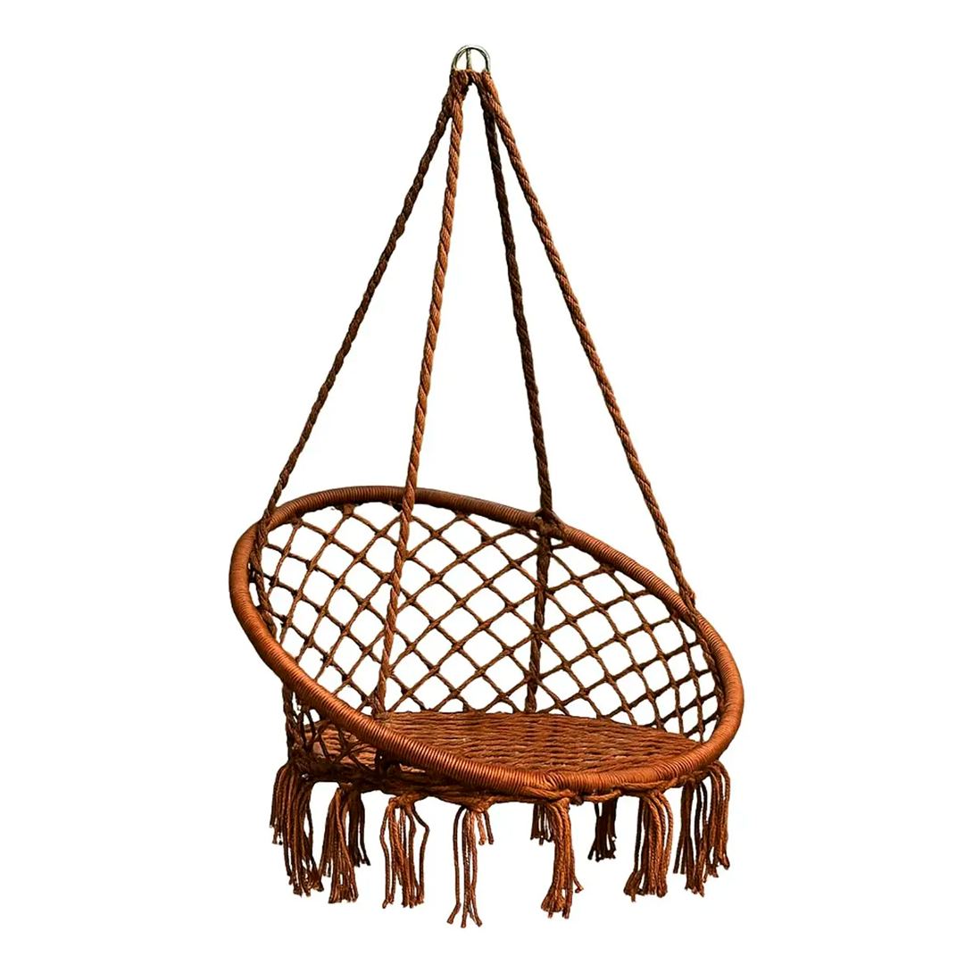 Silla Hamaca Colgante de Macramé