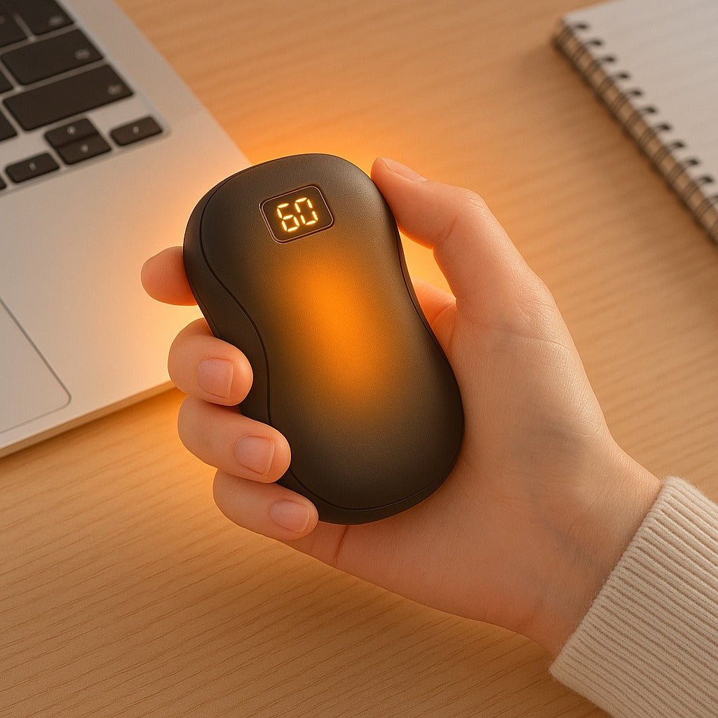 Calentador de Manos Portatil a Bateria Doble Cara