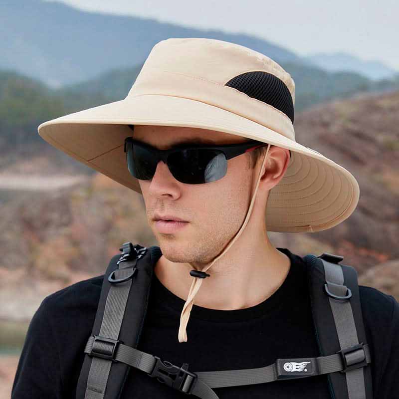 Sombrero de Secado Rapido con Protección Contra el Sol