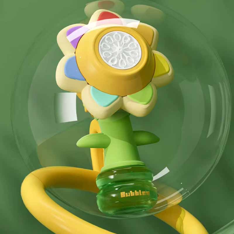 Burbujero Girasol a Bateria con Movimiento