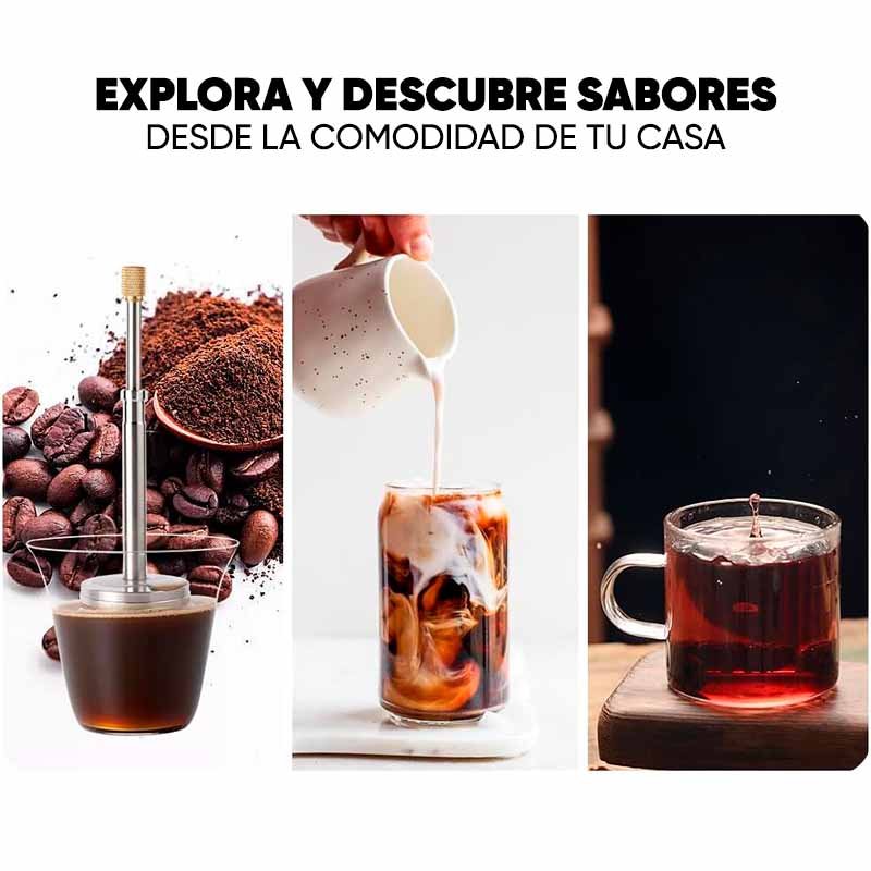 Prensa y Filtro para Infusiones Press Maker