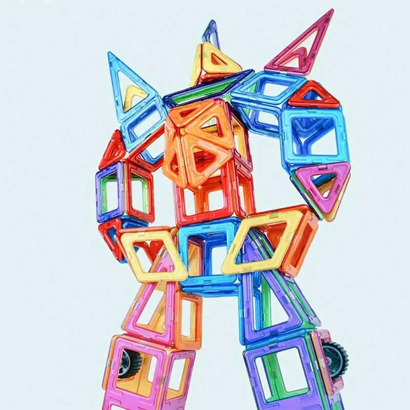 Juego de Bloques de Construcción Magnéticos para Niños