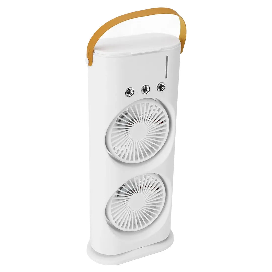 Ventilador Doble con Humidificador