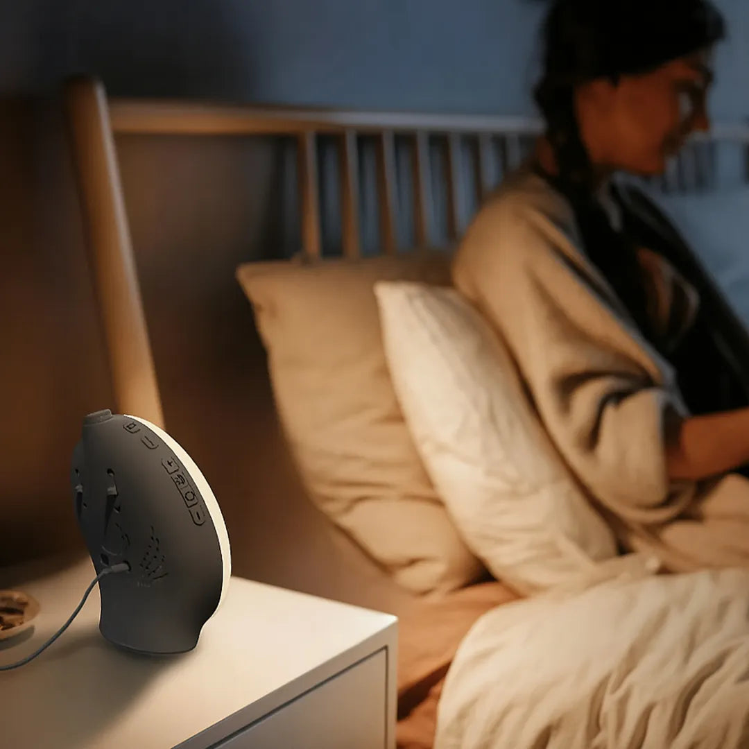 Lampara Despertador Sunrise con Maquina de Ruido Blanco