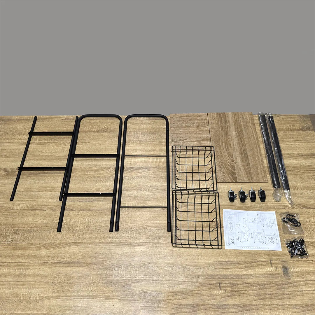 Mueble Organizador de Cocina con Ruedas 2 en 1