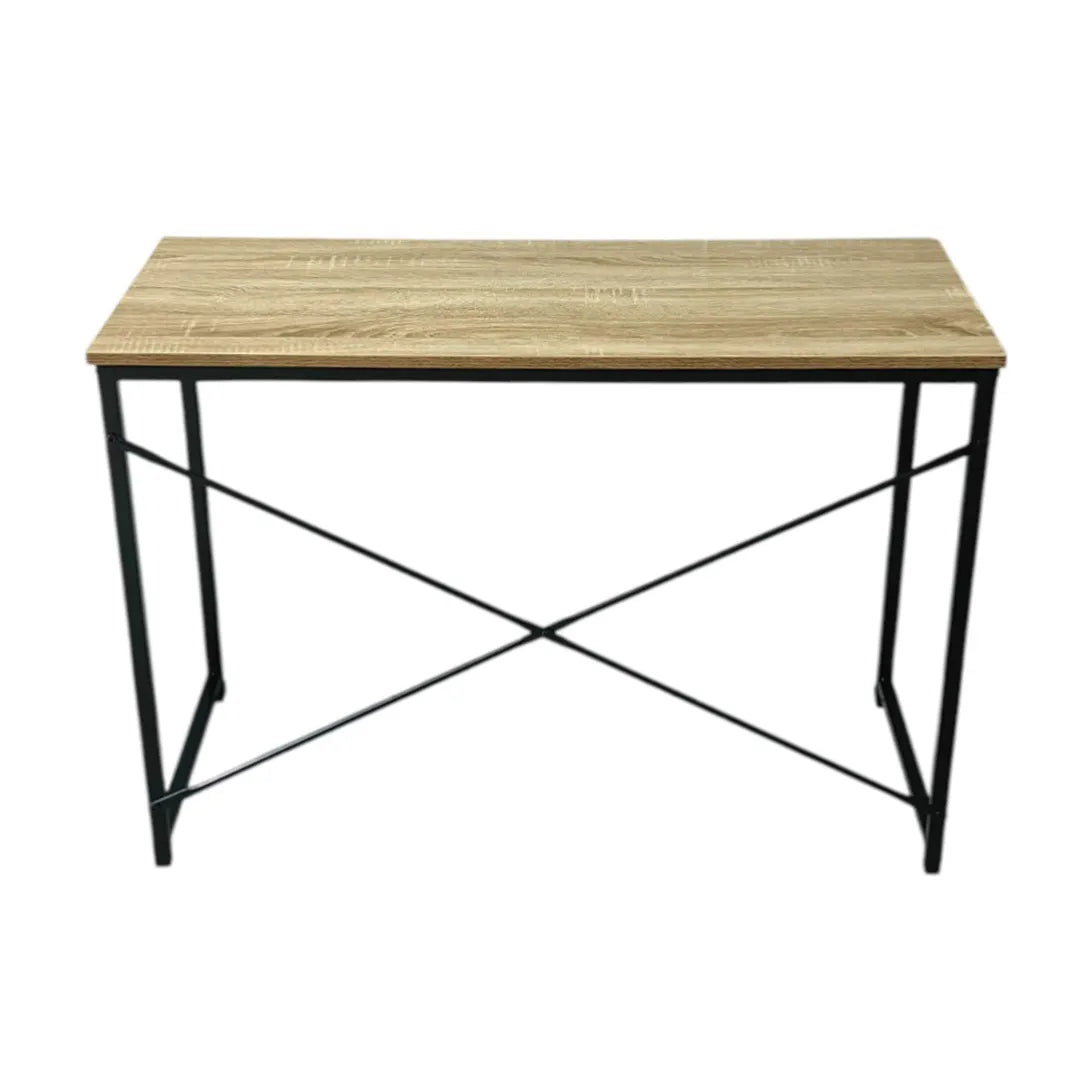 Escritorio en Hierro y Mdf Desarmable 100x40x70 Calidad Supe