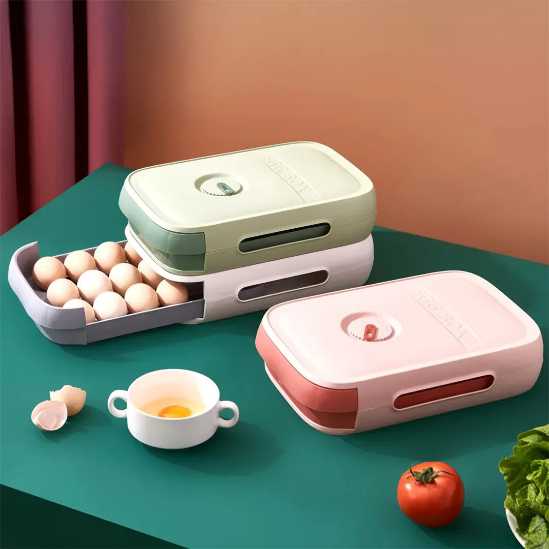 Huvera de Plástico Apilable para 15 Huevos