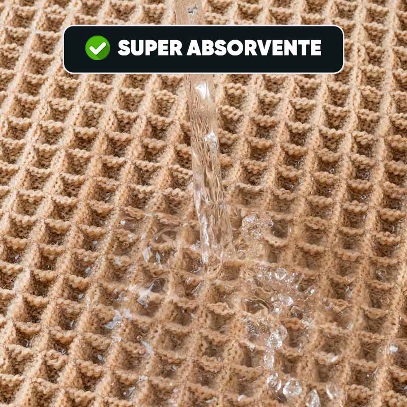 Alfombra de Baño con Diseño Gofre Super Absorbente