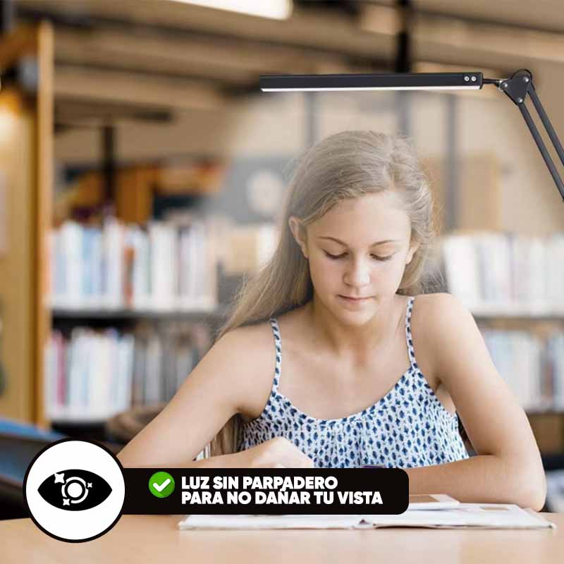 Lampara Articulable para Escritorio de 10w con 3 Modos