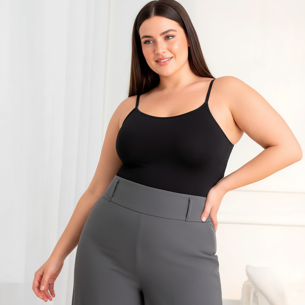 Vitae Camiseta Moldeadora de Cuello Redondao Elevé