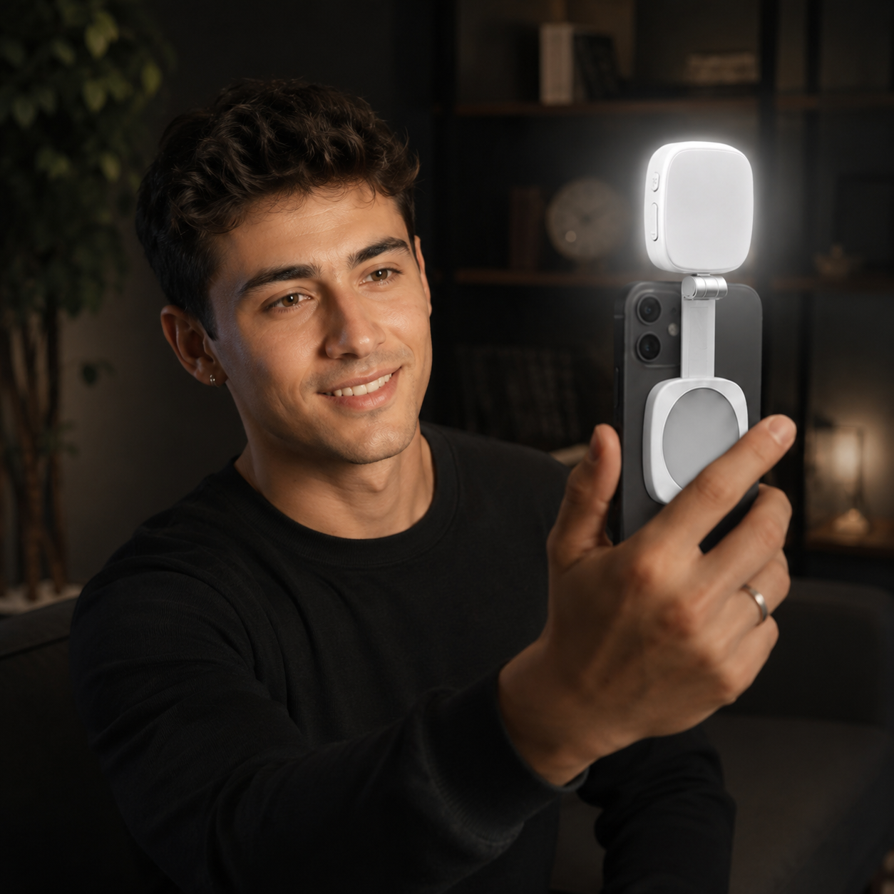 Luz Magnética LED Portátil para Selfie