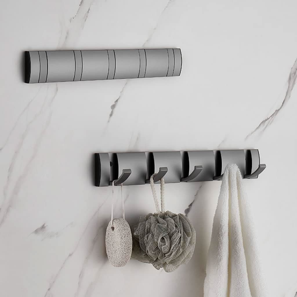 Perchero Elegante FlipRack de 40cm Plegable y Multiespacios