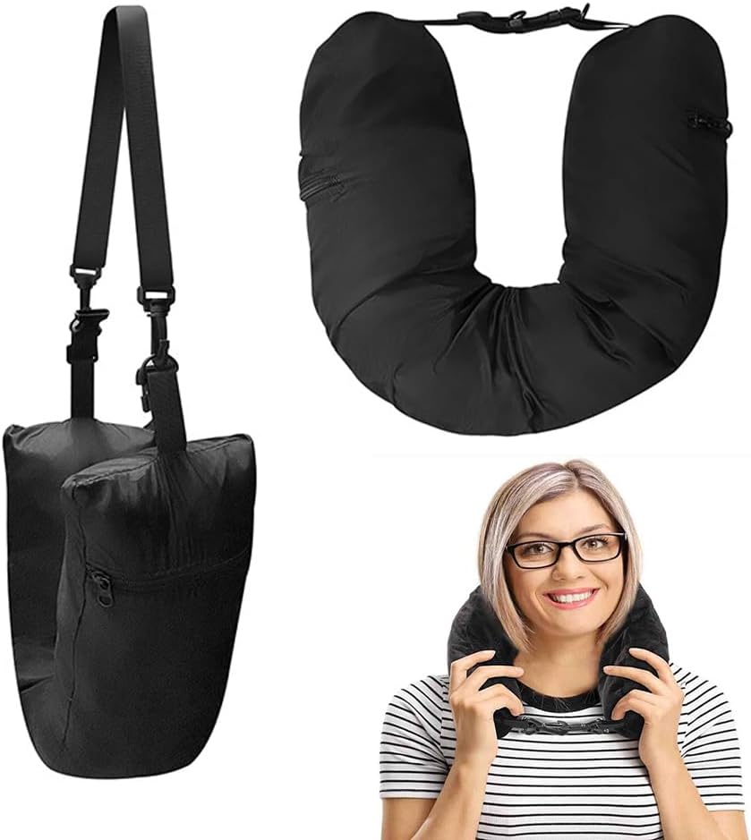 Almohada para Viaje Rellenable Ahorra Espacio