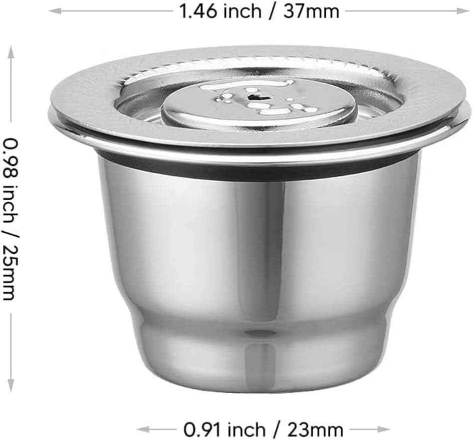 Capsula para Cafe Reutilizable Acero Inoxidable