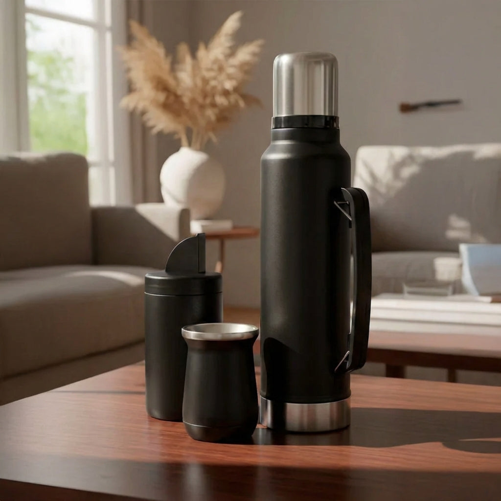 Set de Mate Termo y Yerbera 1300ML