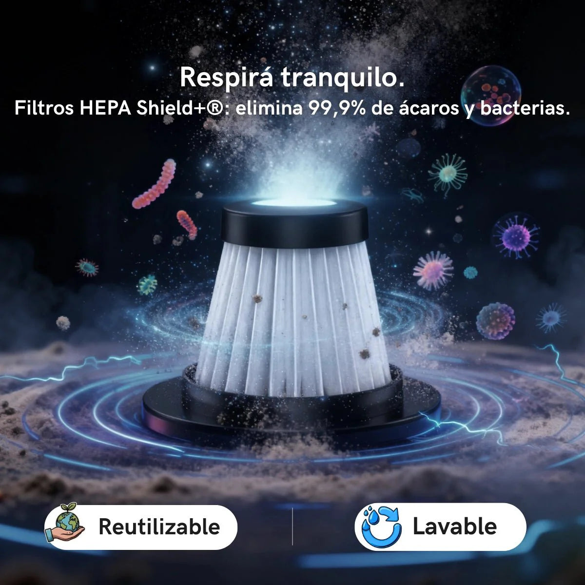 Aspiradora 2 en 1 Soplete de 120w con Accesorios