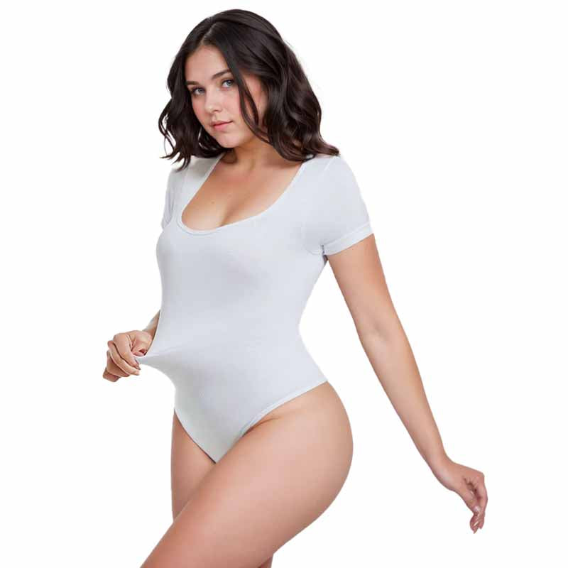 Body con Mangas Moldeador Elástizado