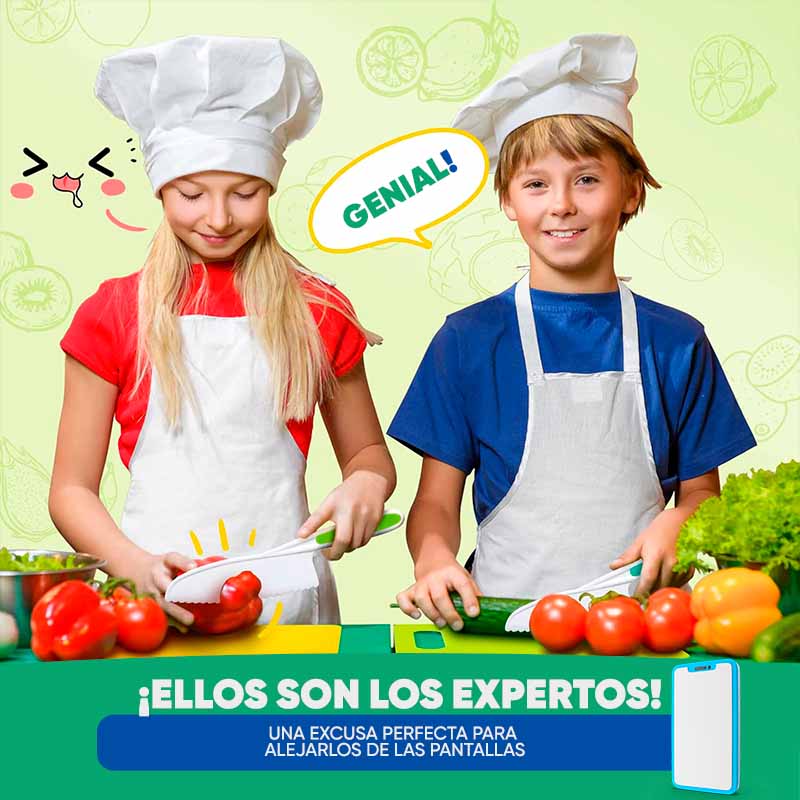 Juego Didáctico de Cocina con 13 Piezas