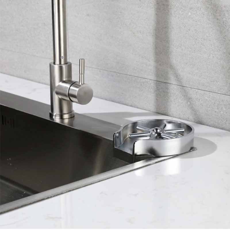 Limpiador de Vasos y Vajilla a Presión para Mesada