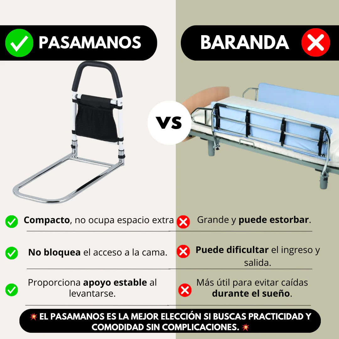 Baranda de Seguridad y Apoyo para Cama