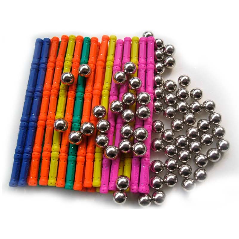 Juego de Magneticos con Palitos Y Esferas