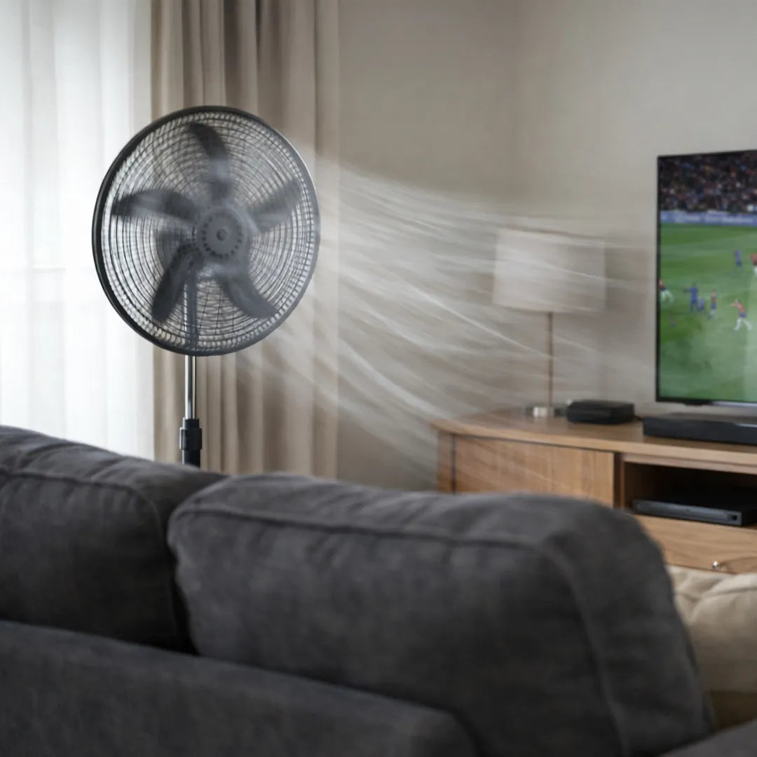 Ventilador de Pie Turbo 5 Aspas 3 Niveles 50W Gran Calidad